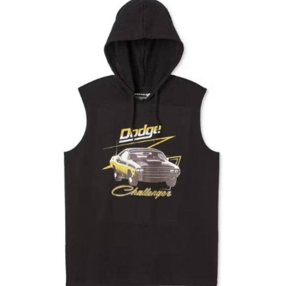 New Dodge Men's Retro Hooded Muscle Tank - Picture 3 of 3